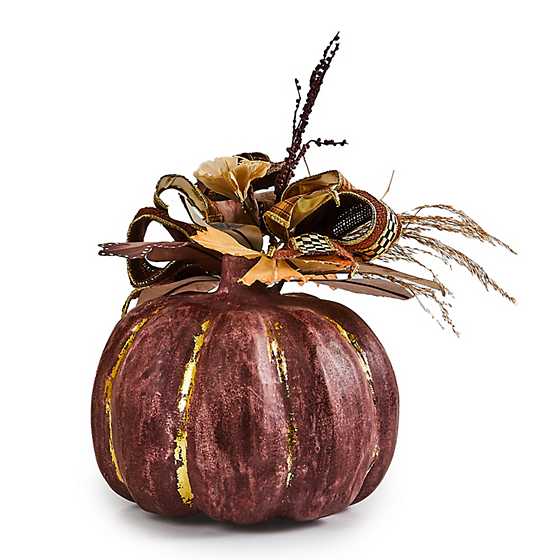 MacKenzie-Childs Pumpkins Autumnology Short Pumpkin