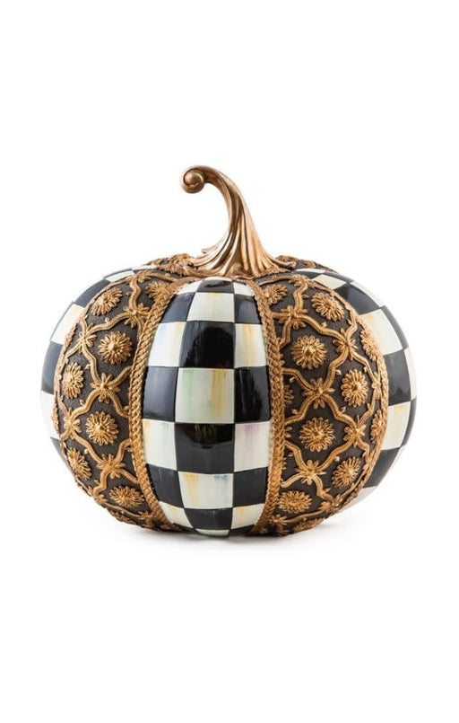 MacKenzie-Childs Pumpkins Courtly Brocade Venetian Pumpkin