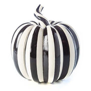 MacKenzie-Childs Pumpkins Courtly Pinstripe Pumpkin - Small