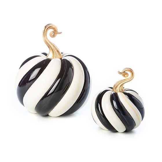 MacKenzie-Childs Pumpkins Courtly Twist Pumpkin - Mini