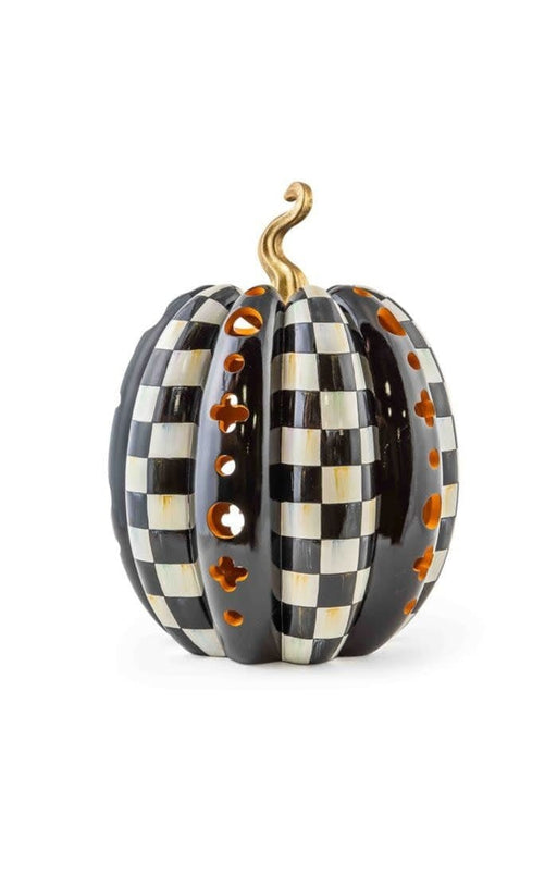 MacKenzie-Childs Pumpkins Cutout Illuminated Pumpkin - Tall - FINAL SALE