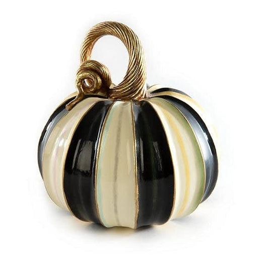 MacKenzie-Childs Pumpkins Elegant Stripe Pumpkin - Small