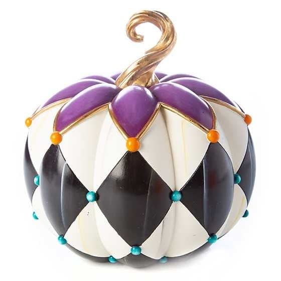 MacKenzie-Childs Pumpkins Fairytale Harlequin Pumpkin