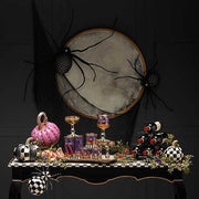 MacKenzie-Childs Pumpkins Plum Piped Pumpkin - FINAL SALE