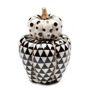 MacKenzie-Childs Pumpkins Pyramid Stacked Capiz Pumpkin