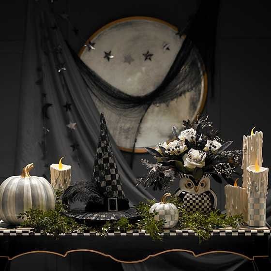 MacKenzie-Childs Pumpkins Sterling Check Pumpkin - Mini