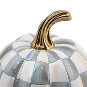 MacKenzie-Childs Pumpkins Sterling Check Pumpkin - Mini