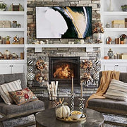 MacKenzie-Childs Pumpkins Woodland Mums Stripe Pumpkin