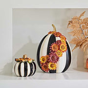 MacKenzie-Childs Pumpkins Woodland Mums Stripe Pumpkin