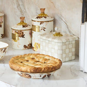 MacKenzie-Childs Recipe Box Mackenzie-Childs  Mocha Check Recipe Box