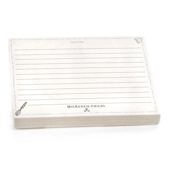 MacKenzie-Childs Recipe Box Recipe Cards