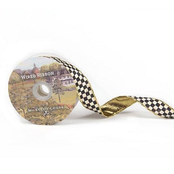 MacKenzie-Childs Ribbon Mackenzie-Childs Courtly Check 1" Ribbon