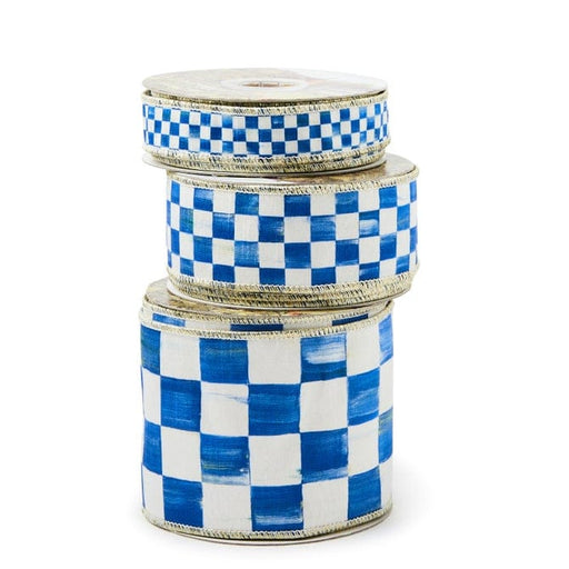 MacKenzie-Childs Ribbon Royal Check 2" Ribbon