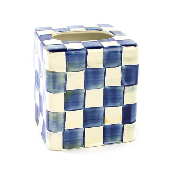 MacKenzie-Childs Royal Check Boutique Tissue BoxCover