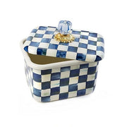 MacKenzie-Childs Royal Check Receipe Box