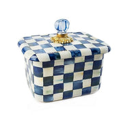 MacKenzie-Childs Royal Check Receipe Box