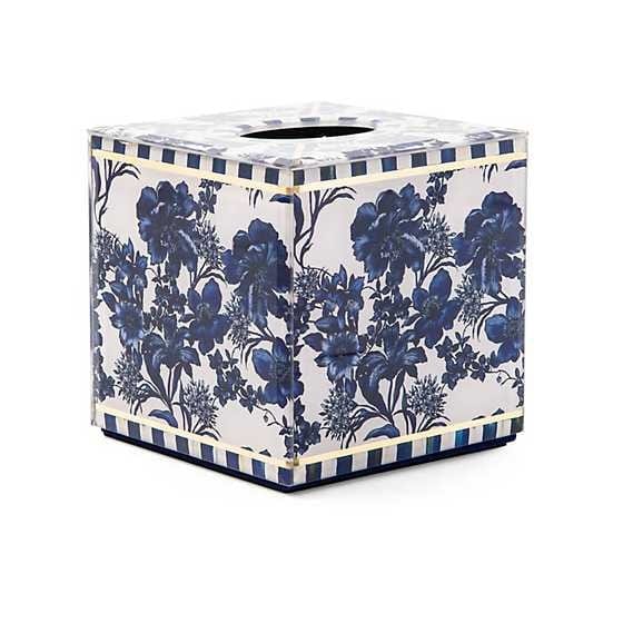 MacKenzie-Childs Royal English Garden Boutique Tissue Box Cover