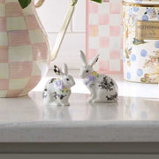 MacKenzie-Childs Salt & Pepper Sets Butterfly Toile Bunny Salt & Pepper Set