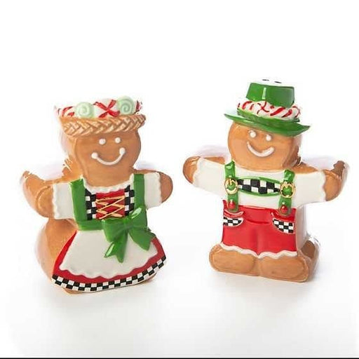 MacKenzie-Childs Salt & Pepper Sets Candy Cottage Gingerbread Salt & Pepper Set