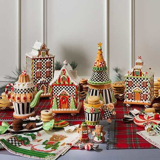 MacKenzie-Childs Salt & Pepper Sets Candy Cottage Gingerbread Salt & Pepper Set