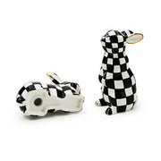 MacKenzie-Childs Salt & Pepper Sets Courtly Bunny Salt & Pepper Set
