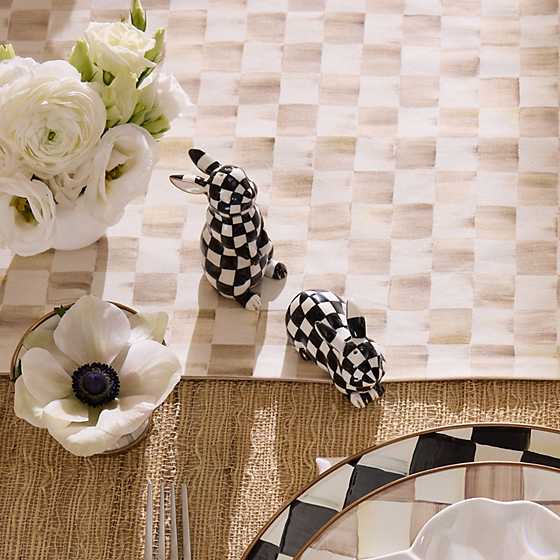 MacKenzie-Childs Salt & Pepper Sets Courtly Bunny Salt & Pepper Set