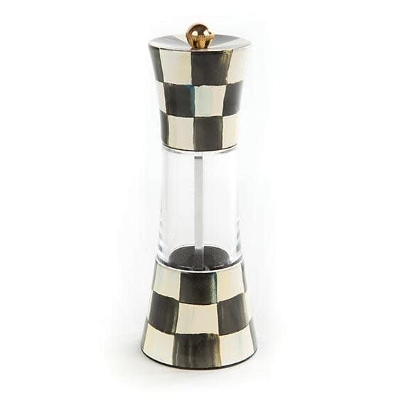 MacKenzie-Childs Salt & Pepper Sets Courtly Check Enamel Grinder