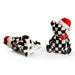 MacKenzie-Childs Salt & Pepper Sets Courtly Santa Bear Salt & Pepper Set