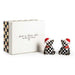 MacKenzie-Childs Salt & Pepper Sets Courtly Santa Bear Salt & Pepper Set