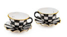 MacKenzie-Childs Salt & Pepper Sets Courtly Teacup Salt & Pepper Set