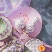 MacKenzie-Childs Salt & Pepper Sets Mackenzie-Childs Violet Check Large Salt & Pepper Shakers