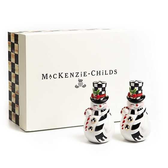 MacKenzie-Childs Salt & Pepper Sets Nostalgia Snowman Salt & Pepper Set