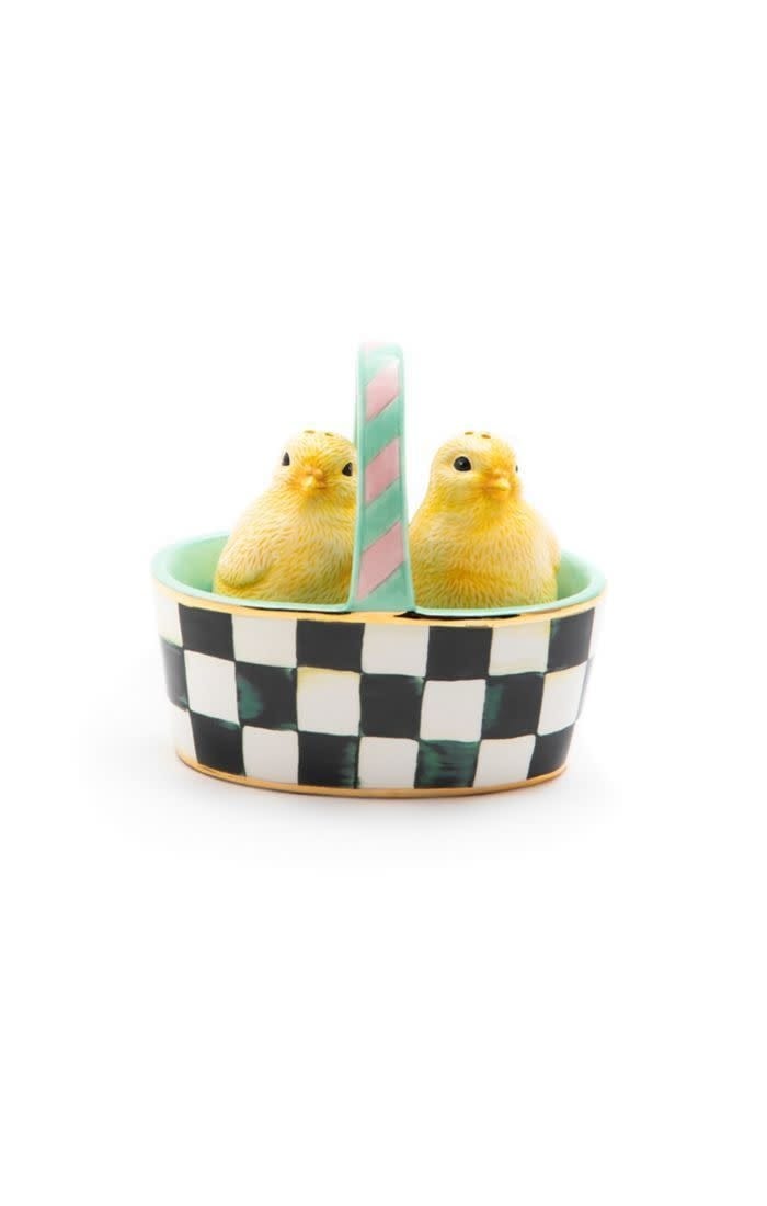 MacKenzie-Childs Salt & Pepper Sets Spring Basket Salt & Pepper Set - FINAL SALE