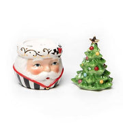 MacKenzie-Childs Salt & Pepper Sets Tree Top Santa Salt & Pepper Set