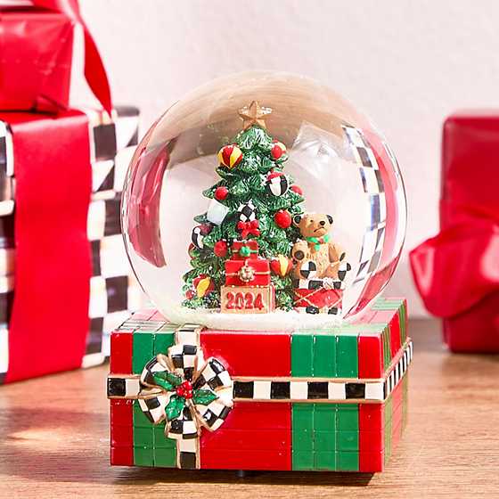 MacKenzie-Childs Seasonal & Holiday Decorations Gifts Under the Tree 2024 Snow Globe