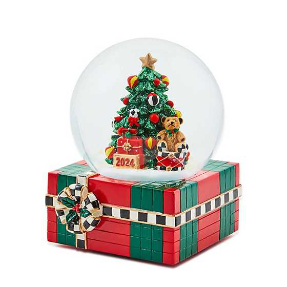 MacKenzie-Childs Seasonal & Holiday Decorations Gifts Under the Tree 2024 Snow Globe