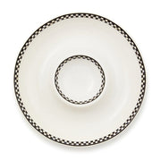MacKenzie-Childs Serveware Mackenzie-Childs Courtly Check Everyday Chip & Dip
