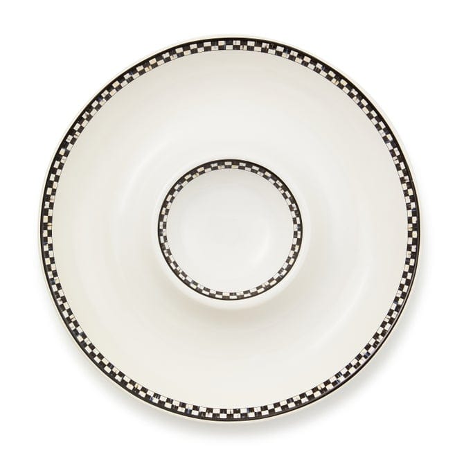 MacKenzie-Childs Serveware Mackenzie-Childs Courtly Check Everyday Chip & Dip