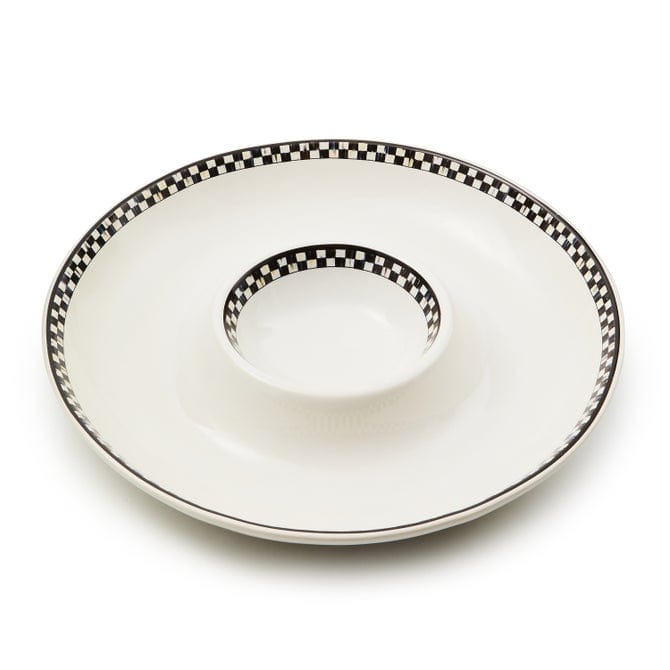 MacKenzie-Childs Serveware Mackenzie-Childs Courtly Check Everyday Chip & Dip