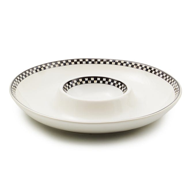 MacKenzie-Childs Serveware Mackenzie-Childs Courtly Check Everyday Chip & Dip