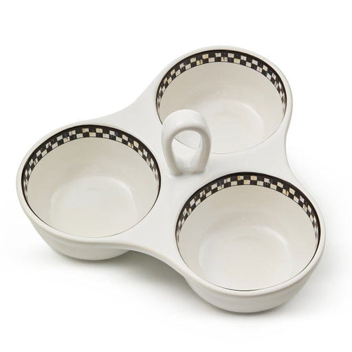 MacKenzie-Childs Serveware Mackenzie-Childs Courtly Check Everyday Trio