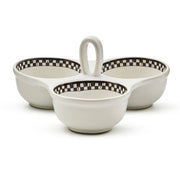 MacKenzie-Childs Serveware Mackenzie-Childs Courtly Check Everyday Trio