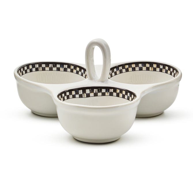 MacKenzie-Childs Serveware Mackenzie-Childs Courtly Check Everyday Trio
