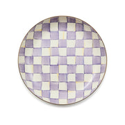 MacKenzie-Childs Serveware Violet Check Abundant Bowl