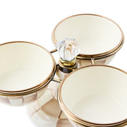 MacKenzie-Childs Serving Accessories Mackenzie-Childs Mocha Check Triplicity