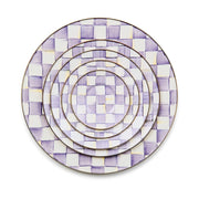 MacKenzie-Childs Serving Platter Mackenzie-Childs Violet Check Serving Platter