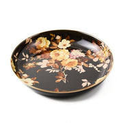 MacKenzie-Childs Serving Platter Mackenzie-Childs Wild Rose Brown Abundant Bowl