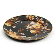 MacKenzie-Childs Serving Platter Mackenzie-Childs Wild Rose Brown Serving Platter