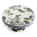 MacKenzie-Childs Serving Platters Butterfly Toile Small Pedestal Platter