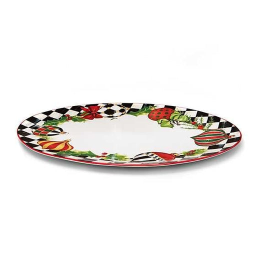 MacKenzie-Childs Serving Platters Deck the Halls Serving Platter